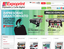 Tablet Screenshot of expoprint.mx