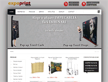 Tablet Screenshot of expoprint.ro